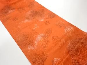 リサイクル　本場筑前博多抽象模様織出し名古屋帯